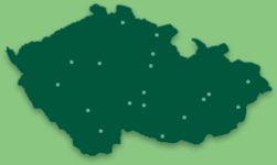 Mapa poboček studijního centra BASIC