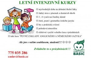 letní intenzivní doučování aj+nj