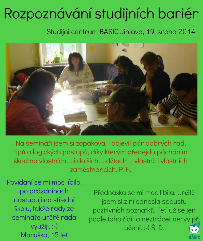 Rozpoznávání studijních bariér