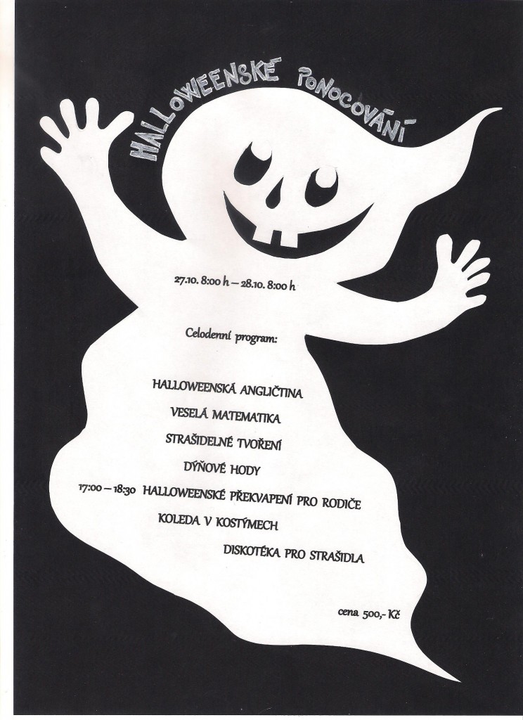 Halloween letáček