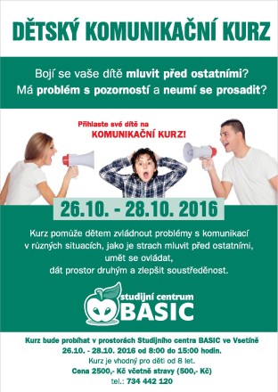 Dětský komunikační krurz - Vsetín