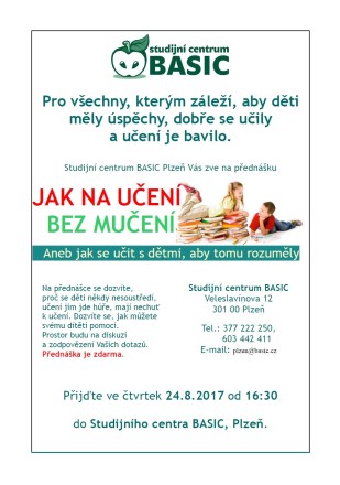 Přednáška 24.8.2017