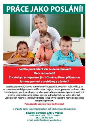 plakát učitel A4